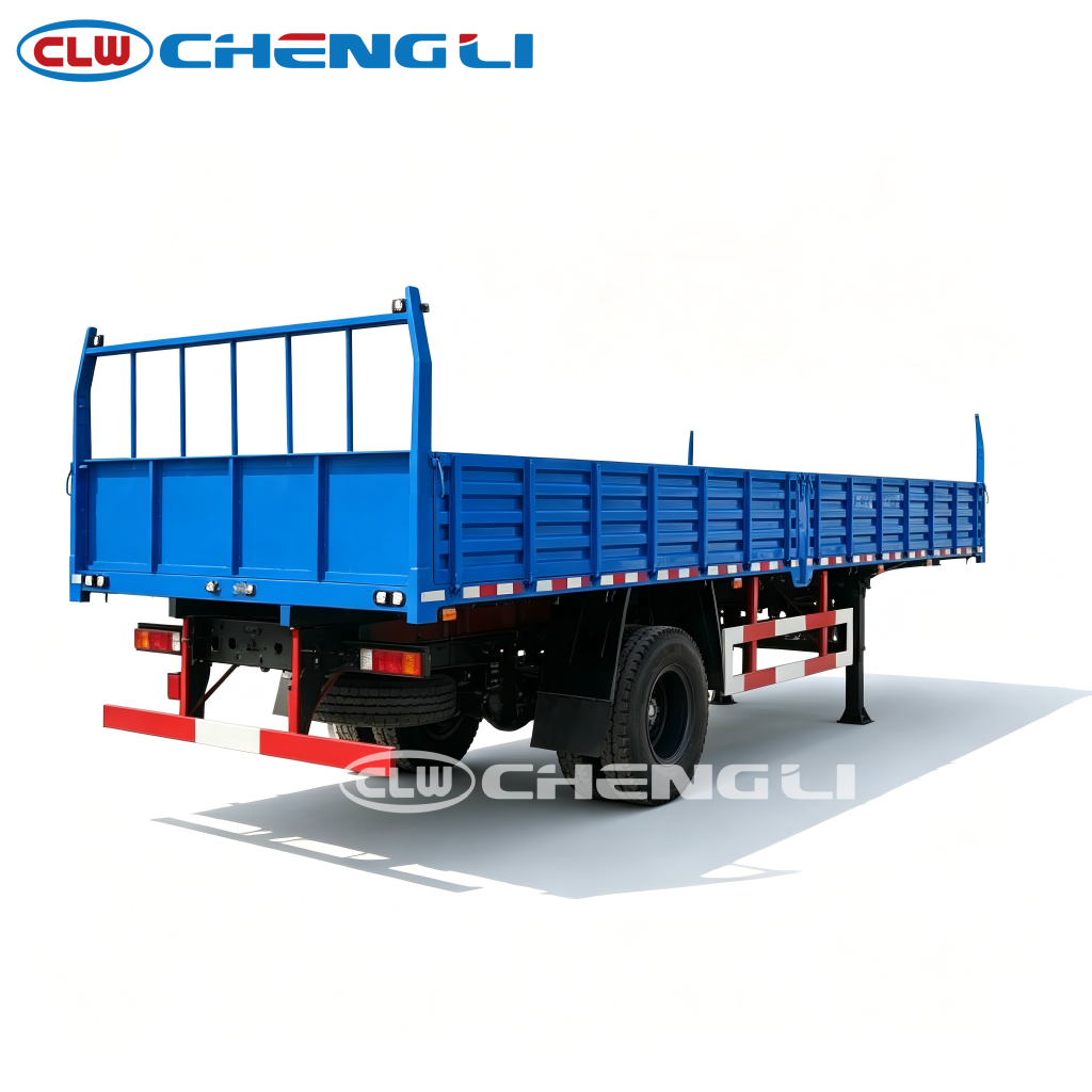 10-ton bulk cargo transport semi trailer