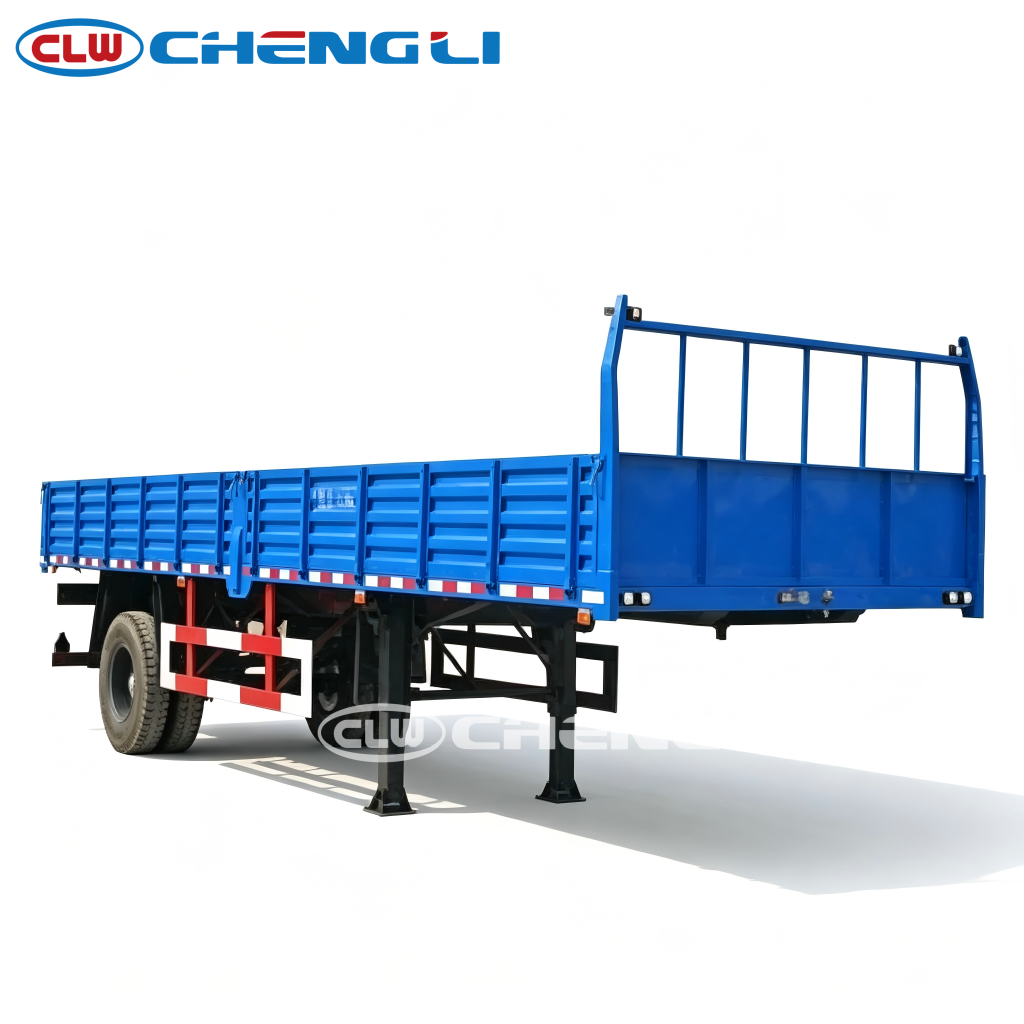 10-ton bulk cargo transport semi trailer