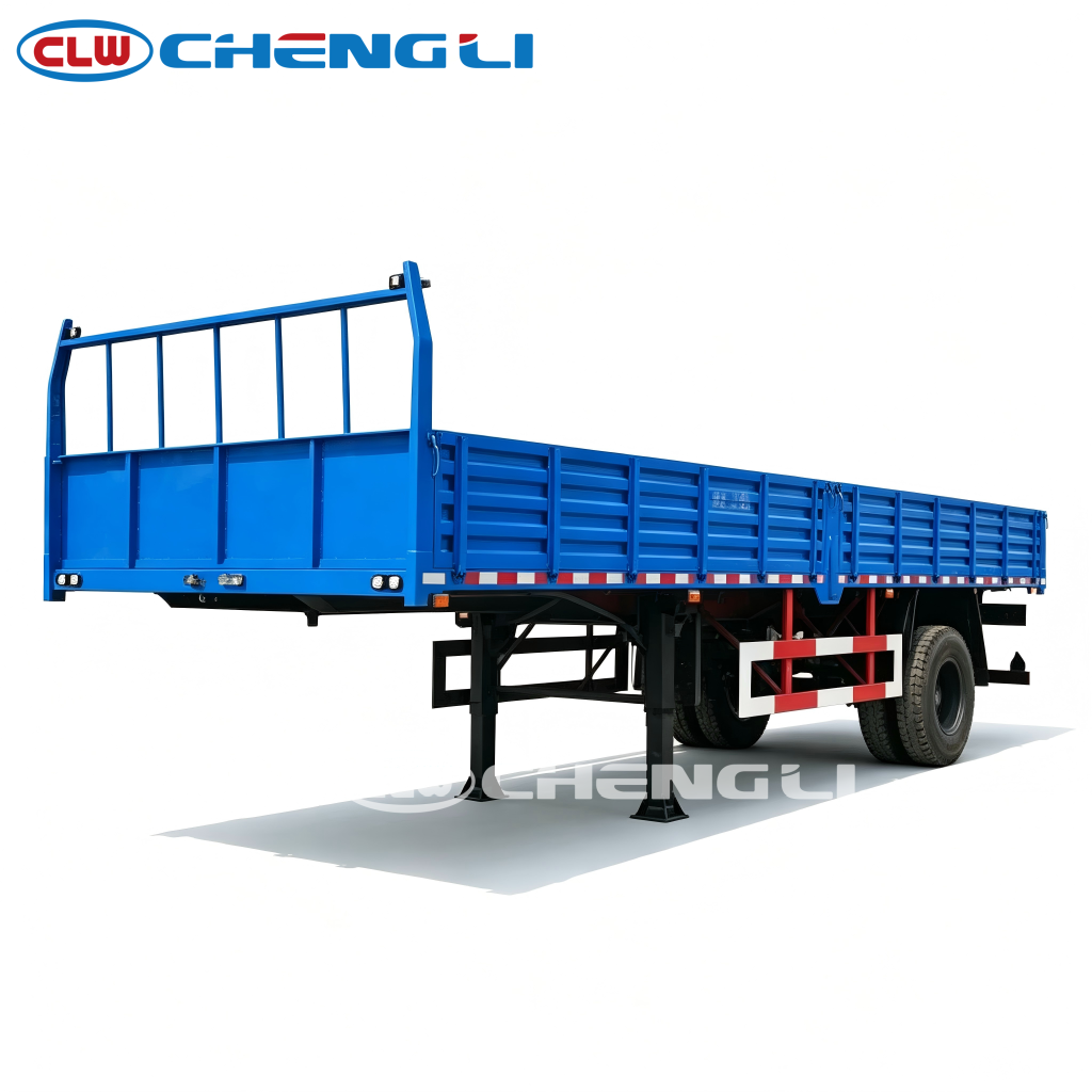 10-ton bulk cargo transport semi trailer