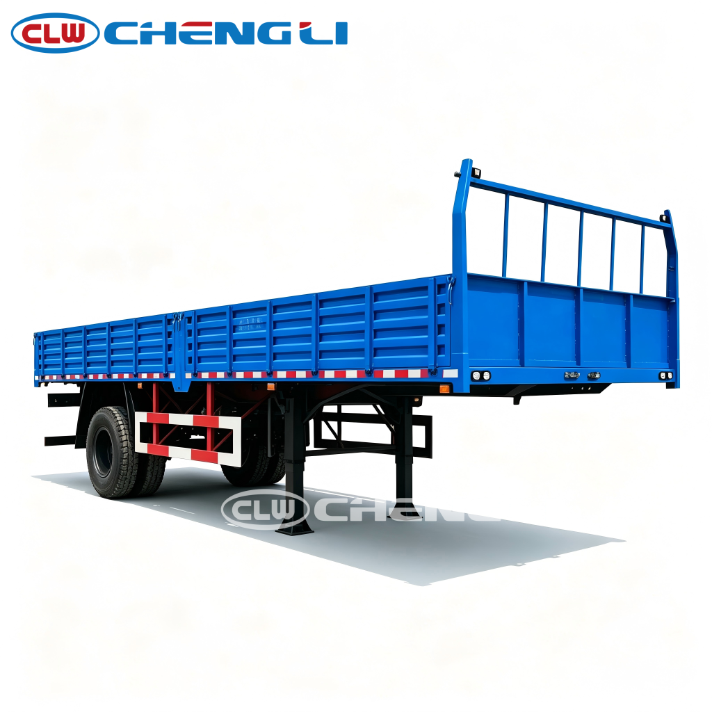 10-ton bulk cargo transport semi trailer