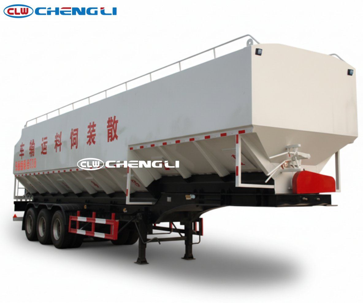 40 Tons Bulk Feed Transport Semi Trailer