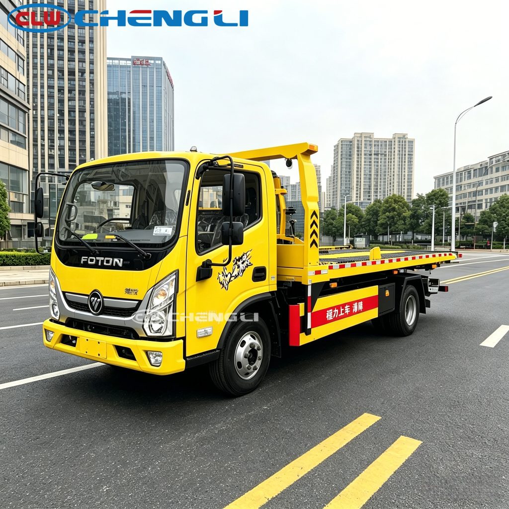 Foton 170 HP Flatbed Tow Truck