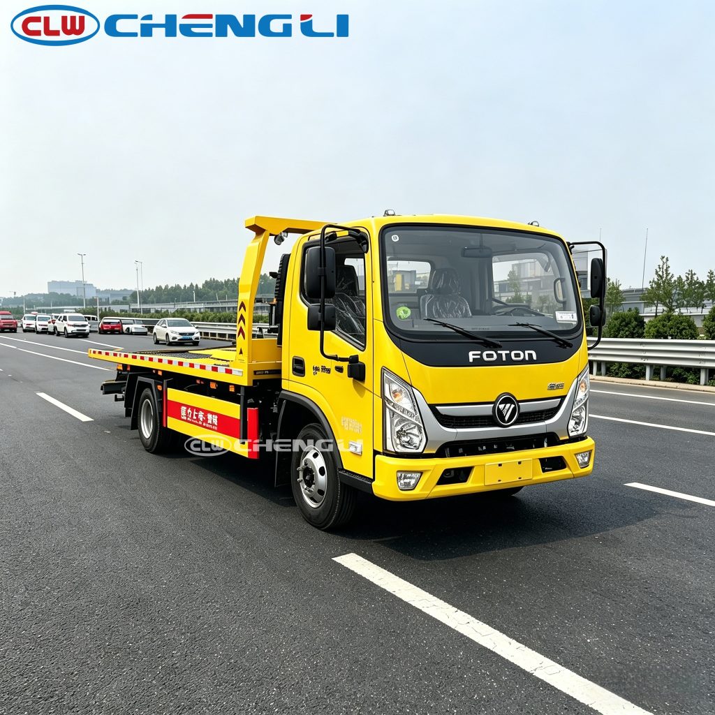 Foton 170 HP Flatbed Tow Truck