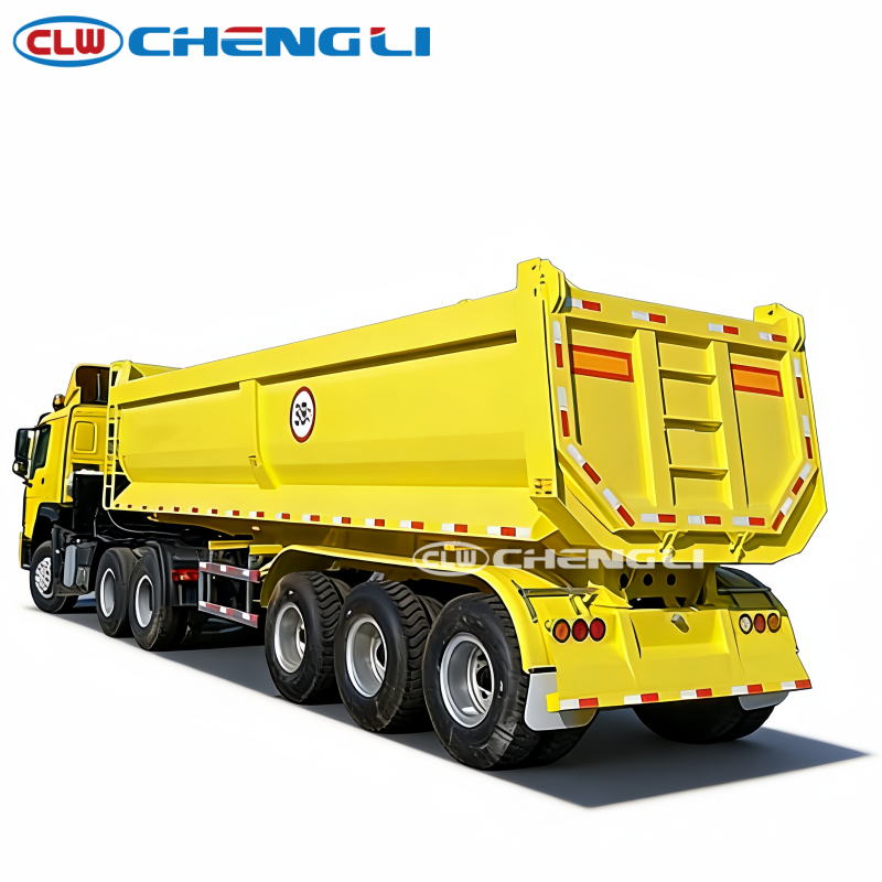 40 tons dump truck semi trailer