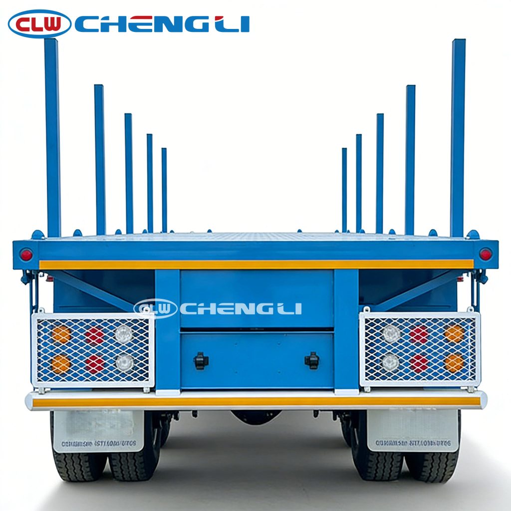 60 tons Flatbed Truck Semi Trailer