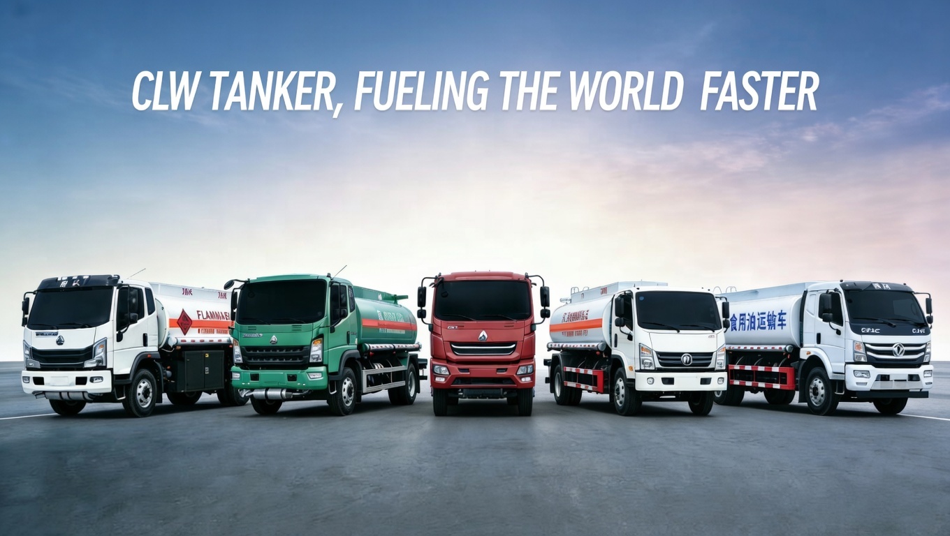 2000L+2000L Fuel Tank Truck