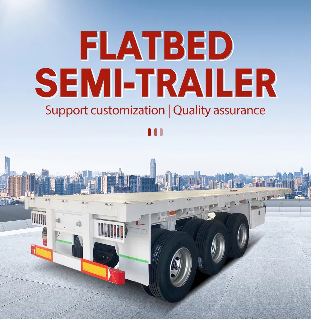 Tri-Axle Flatbed semi Trailer
