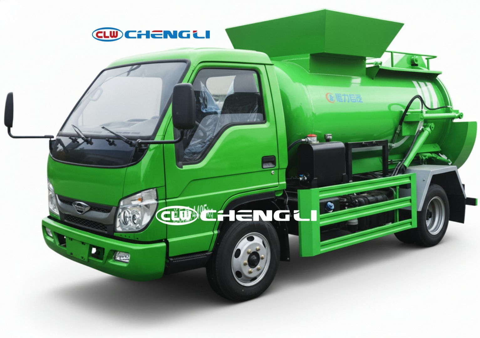 4m³ Round Tank Small Food Waste Collection Truck