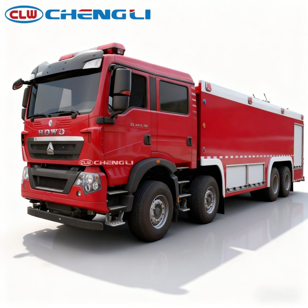 25T 8X4 HOWO Fire Truck