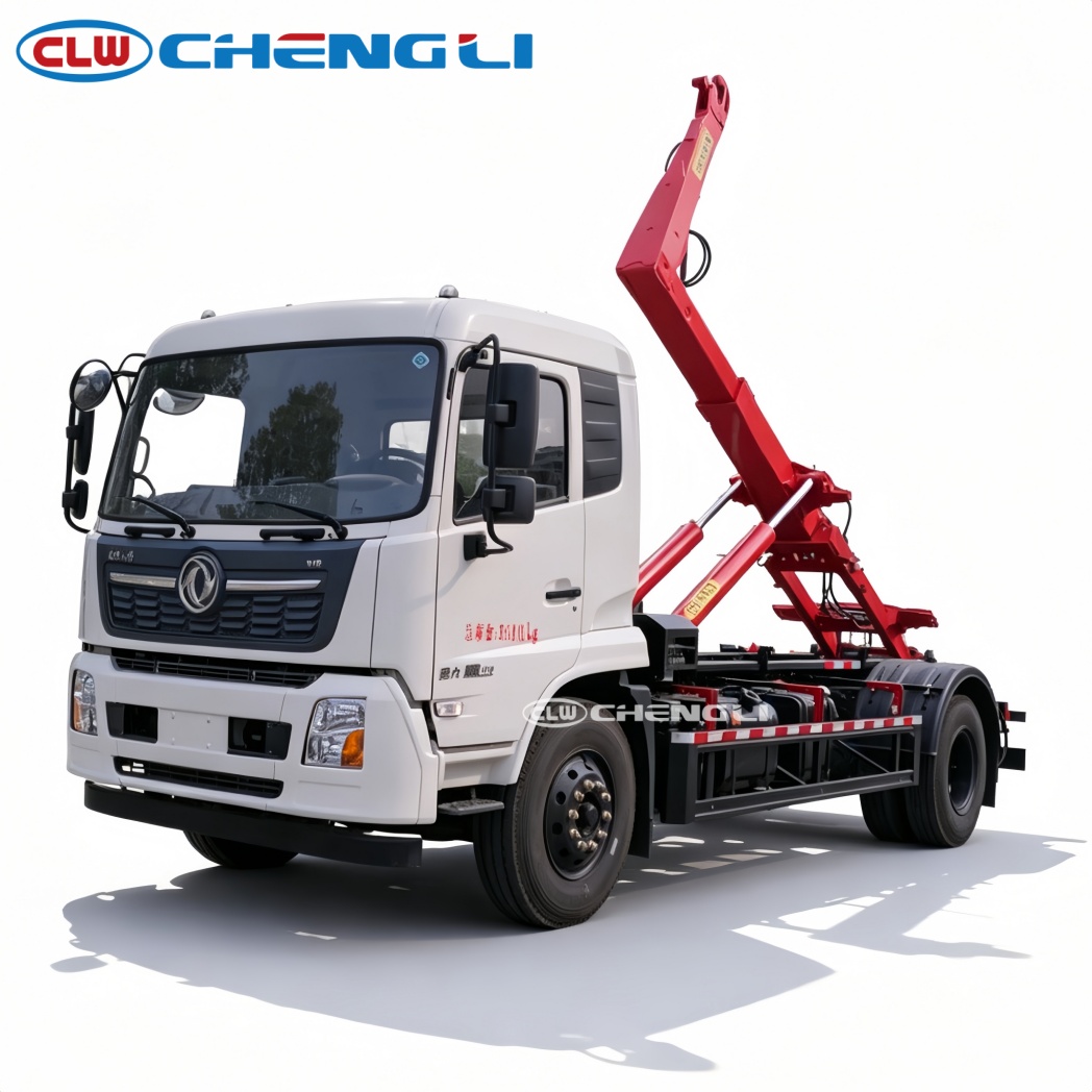 230HP Hook Lift Garbage Truck