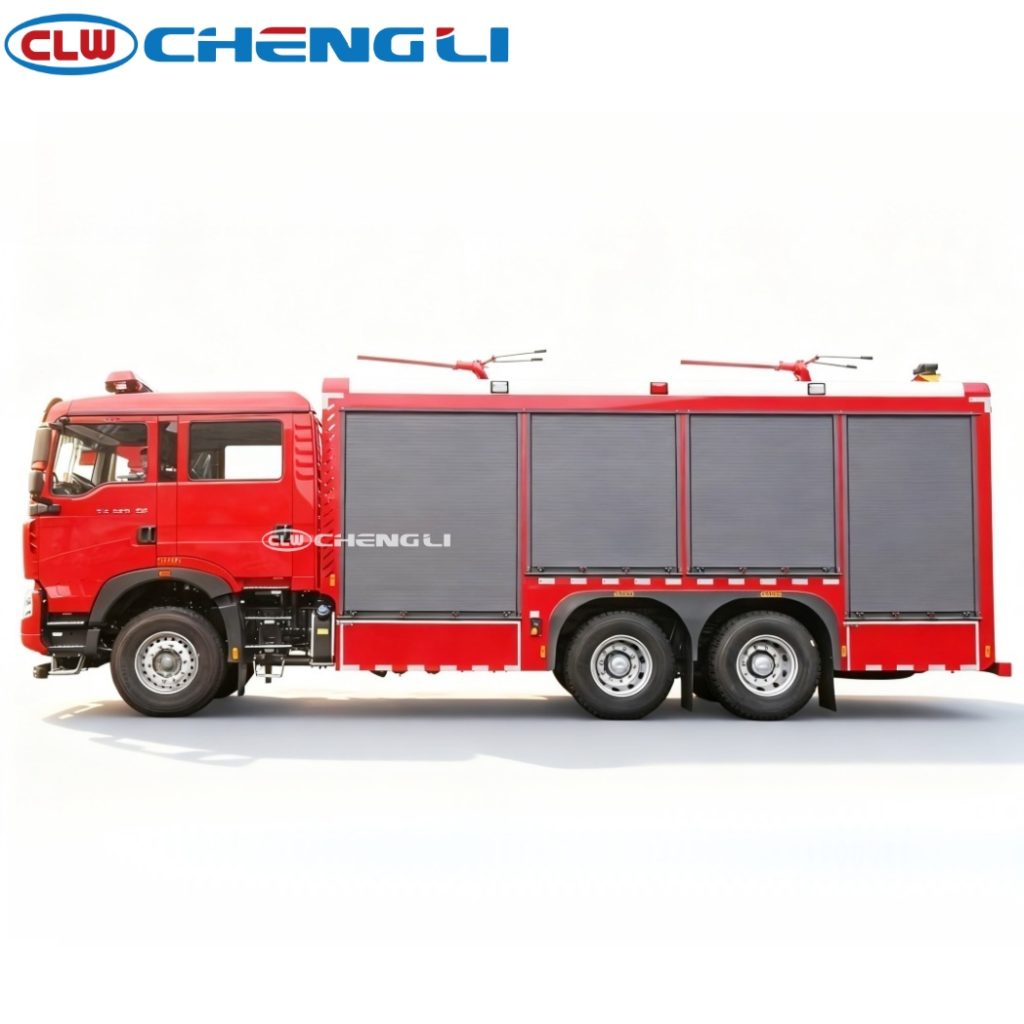 HOWO 6T Dry Powder Fire Truck