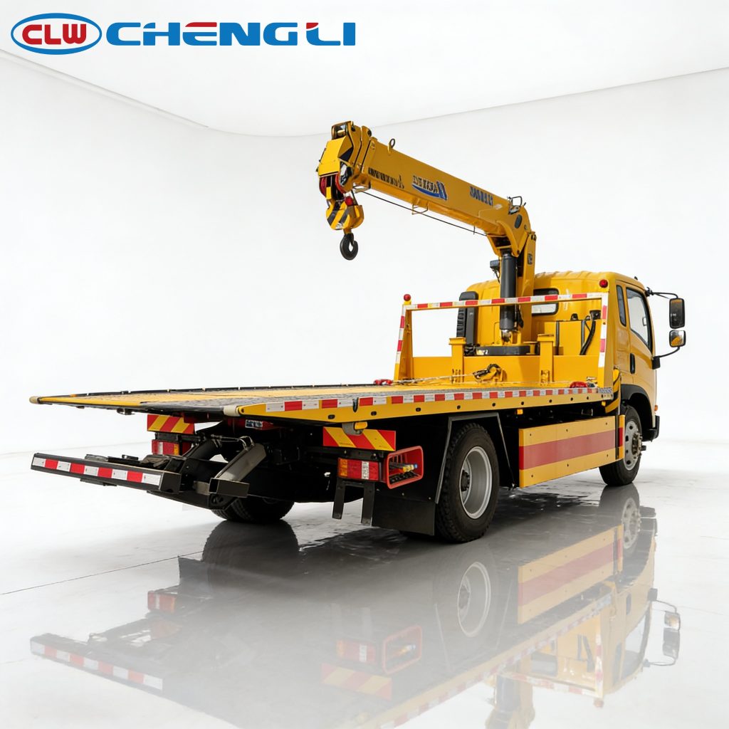 12-Ton Tri-Ring Wrecker with Crane