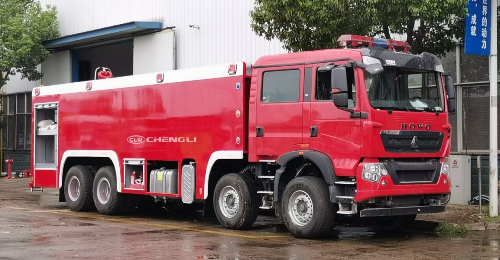 25T 8X4 HOWO Fire Truck