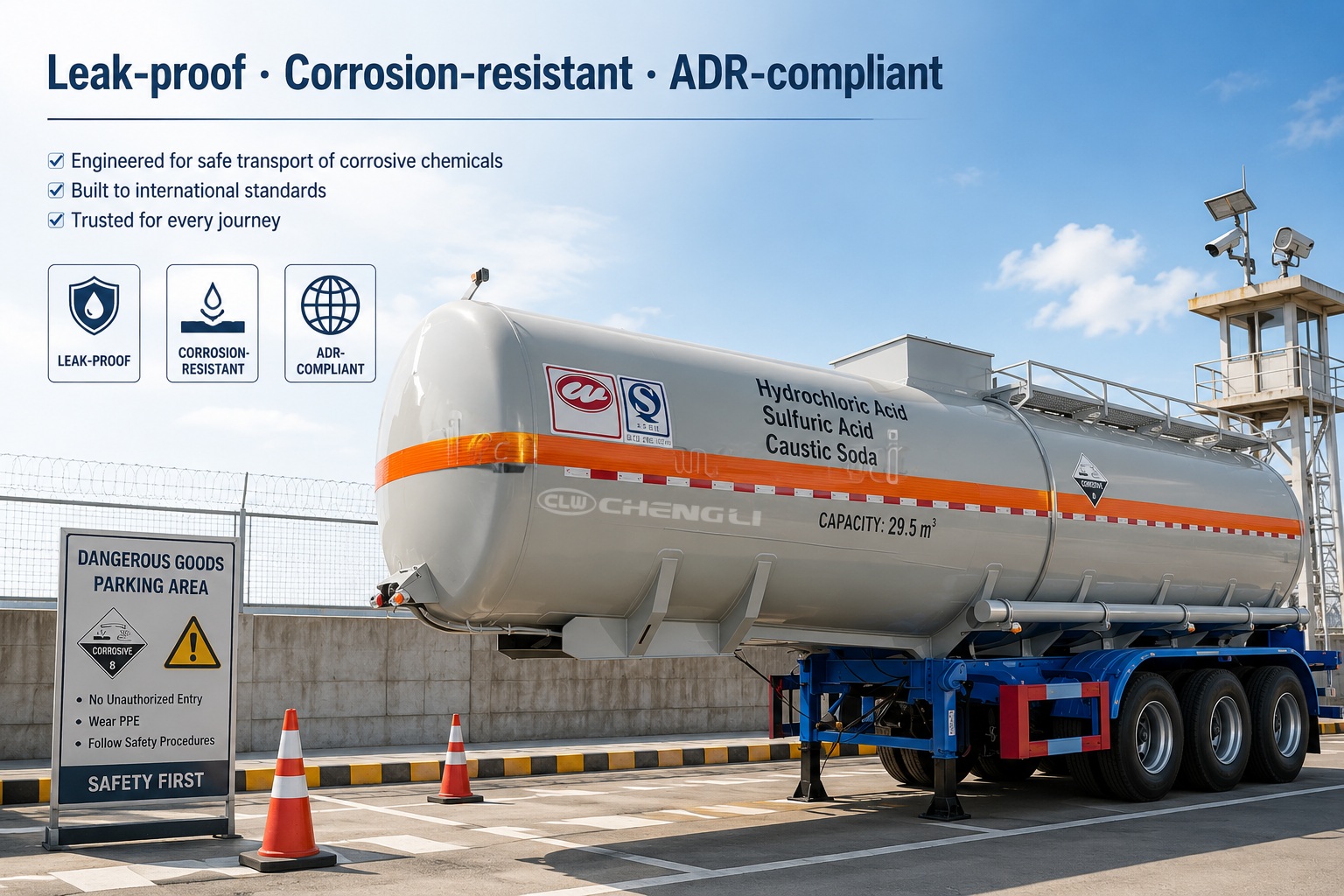 32000L Sulfuric Acid Chemical Tanker