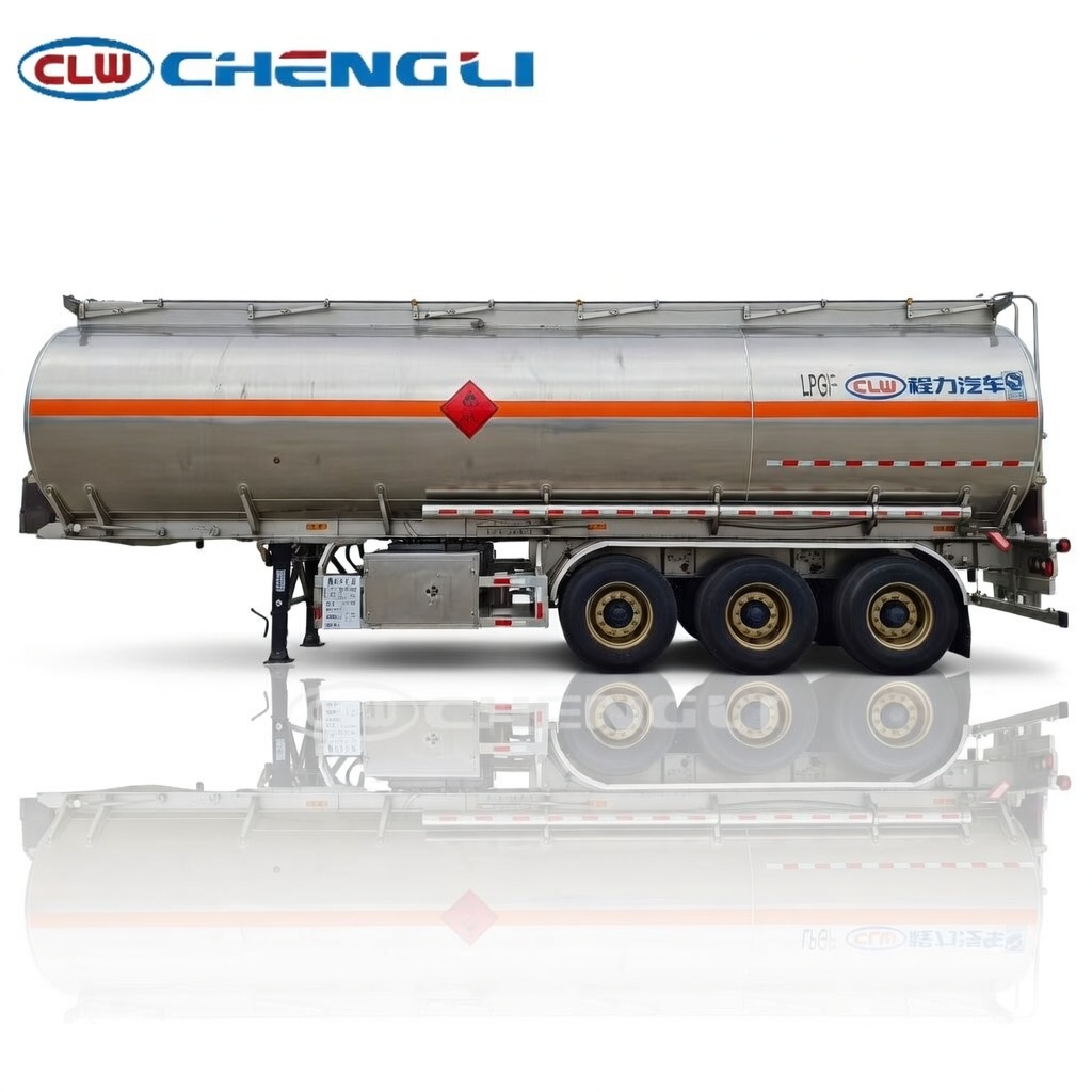 49000L LPG LNG Transport Tank Semi Trailer