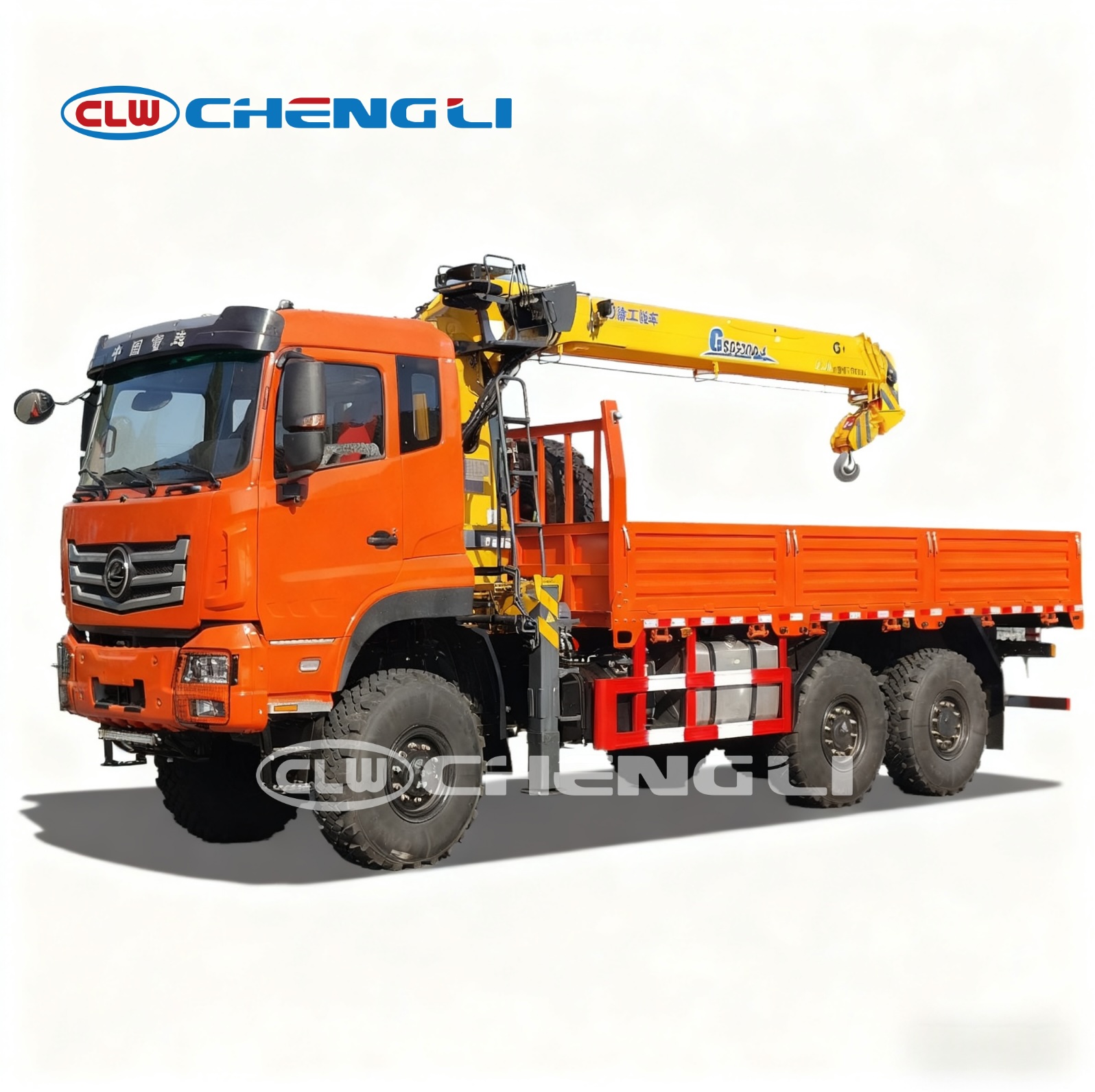 6×6 Off-Road Truck with Crane