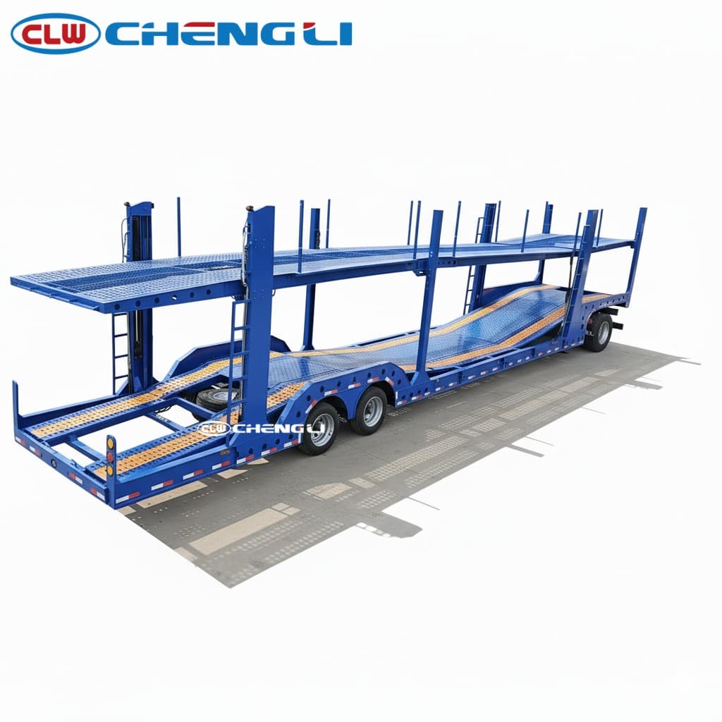 8 cars carrier trailer
