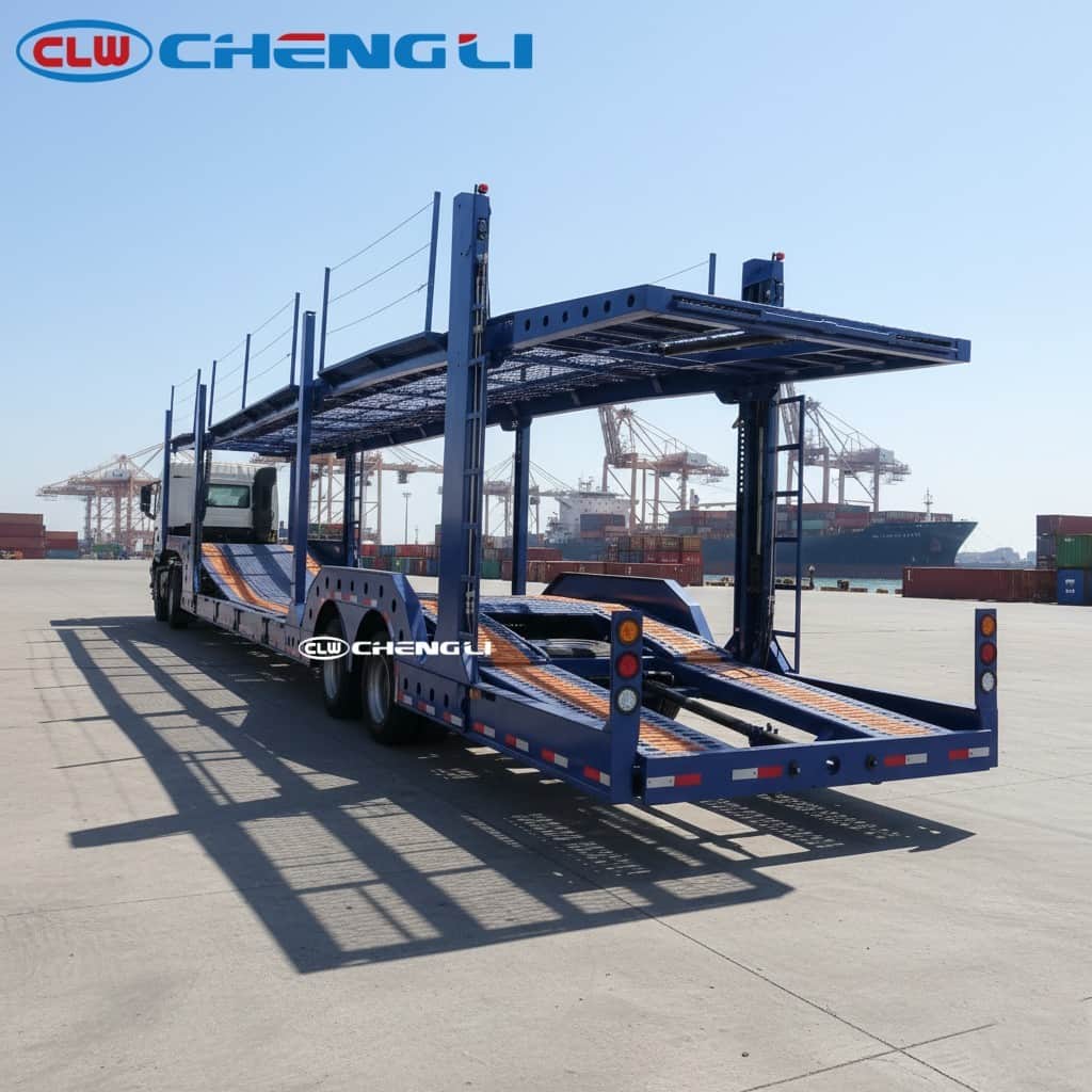 8 cars carrier trailer
