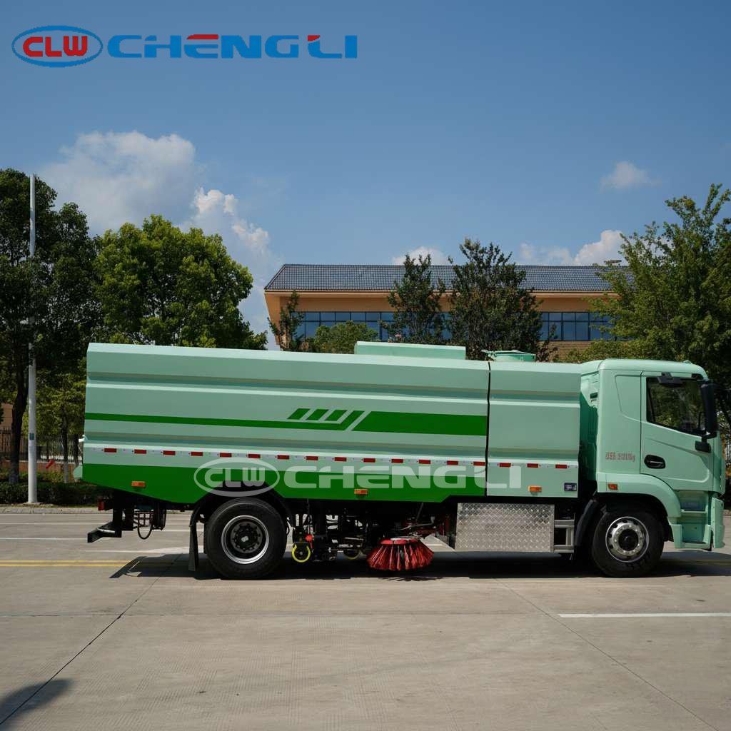 Reliable 18-Ton Electric Road Sweeper Truck