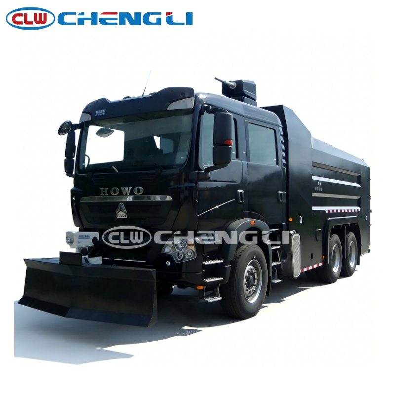 25tons HOWO 6X6 603HP Armored Military Water Tanker Truck