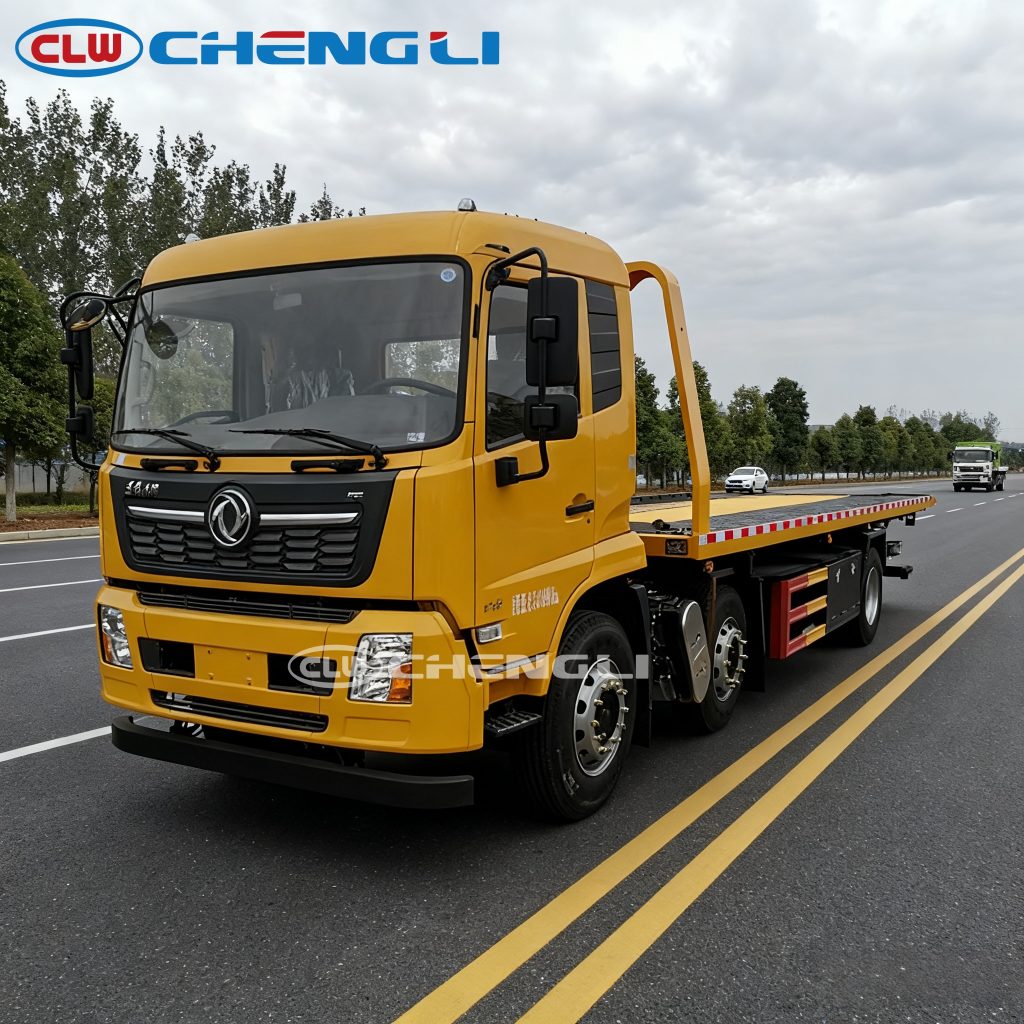 Dongfeng 7-Ton Flatbed Tow Truck