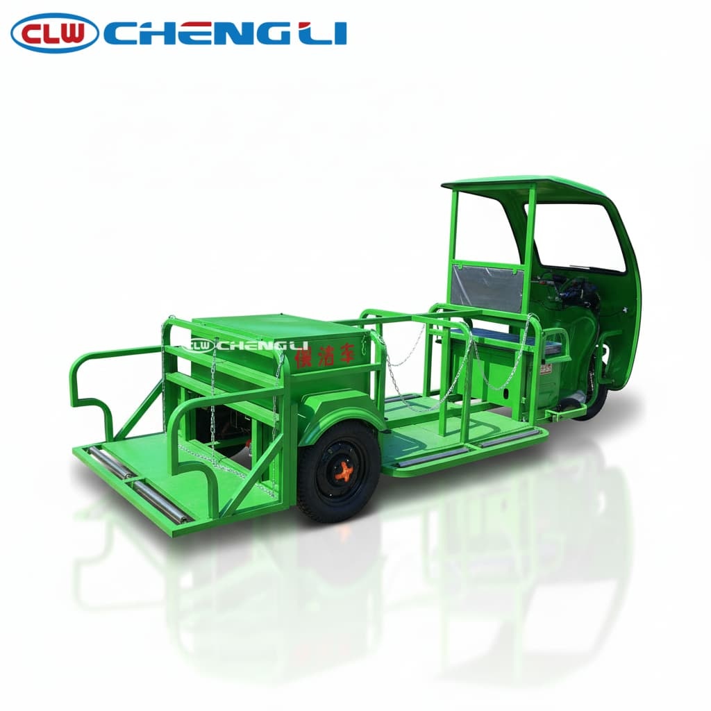 Four 240L Barrel Garbage Tricycle