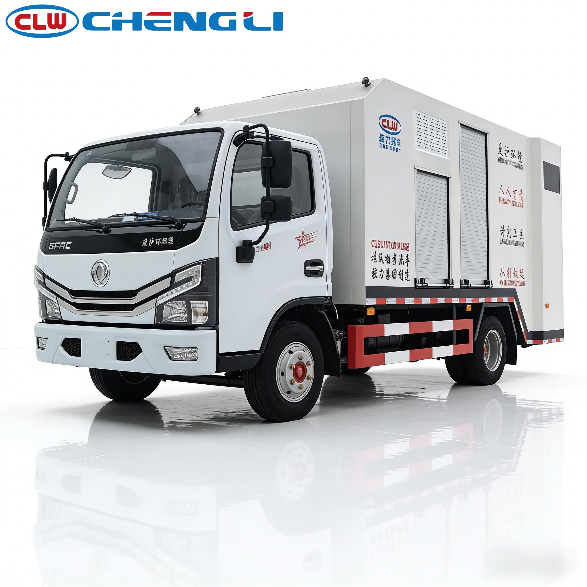 Garbage Bin Cleaning Truck