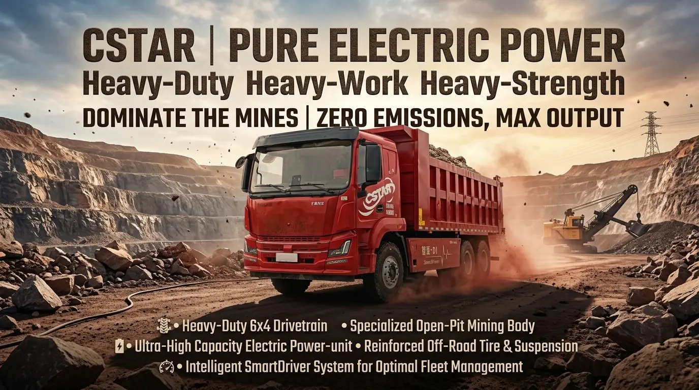 Pure Electric 6X4 Dump Truck