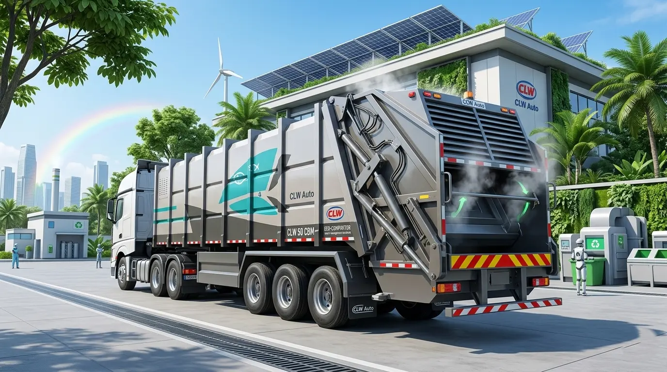 50 CBM Compactor Garbage Trailer