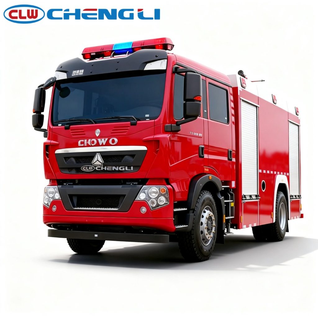HOWO 8T foam fire truck