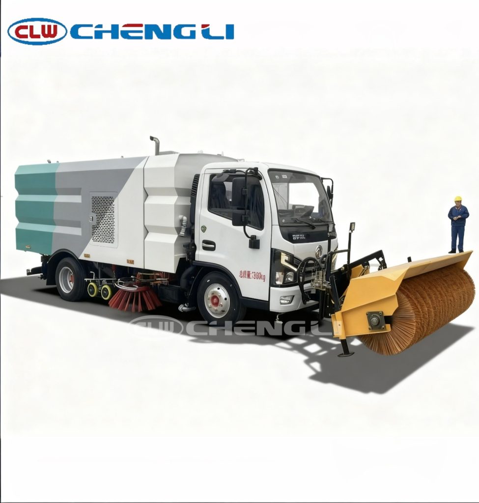 Dongfeng Small Dolica Road Sweeper Truck