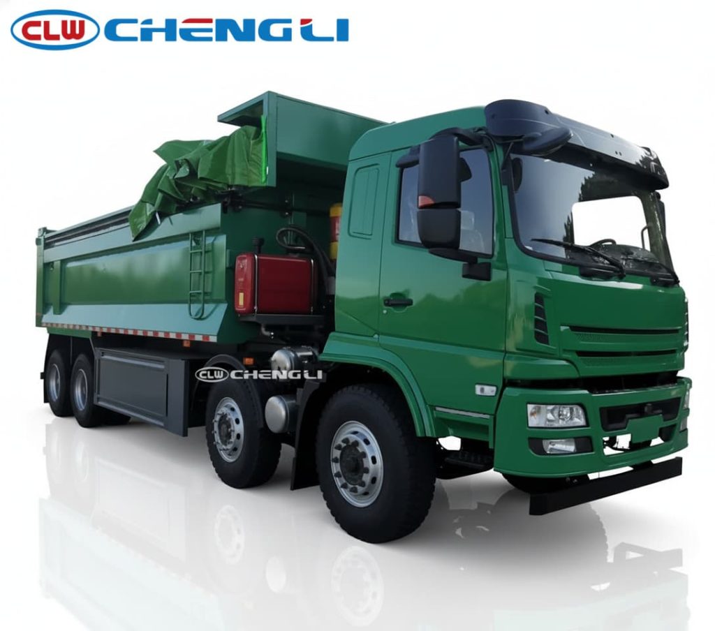 Pure Electric 8X4 Dump Truck