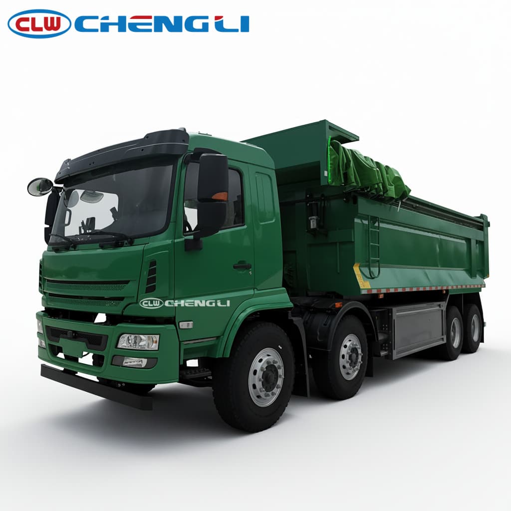 Pure Electric 8X4 Dump Truck