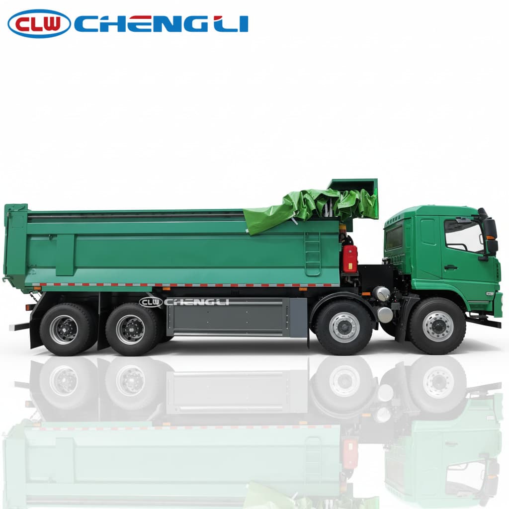 Pure Electric 8X4 Dump Truck