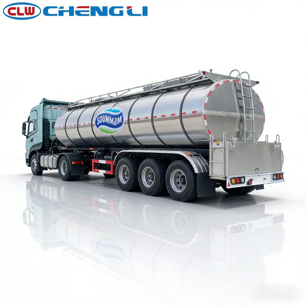 Semi-Trailer Milk Tanker
