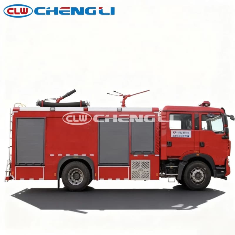 4x2 HOWO Dry Powder Fire Truck