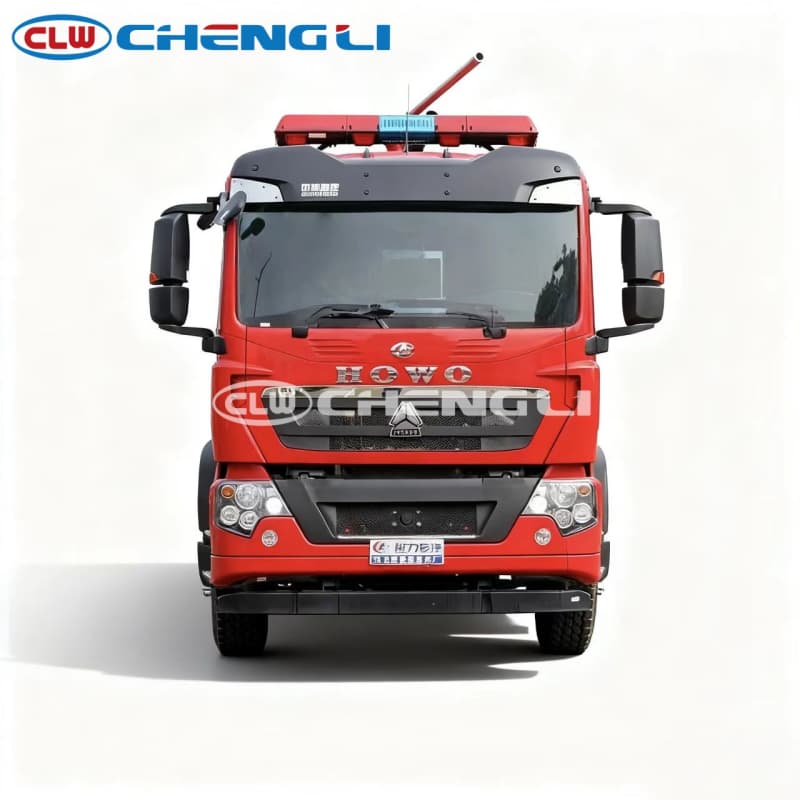 4x2 HOWO Dry Powder Fire Truck