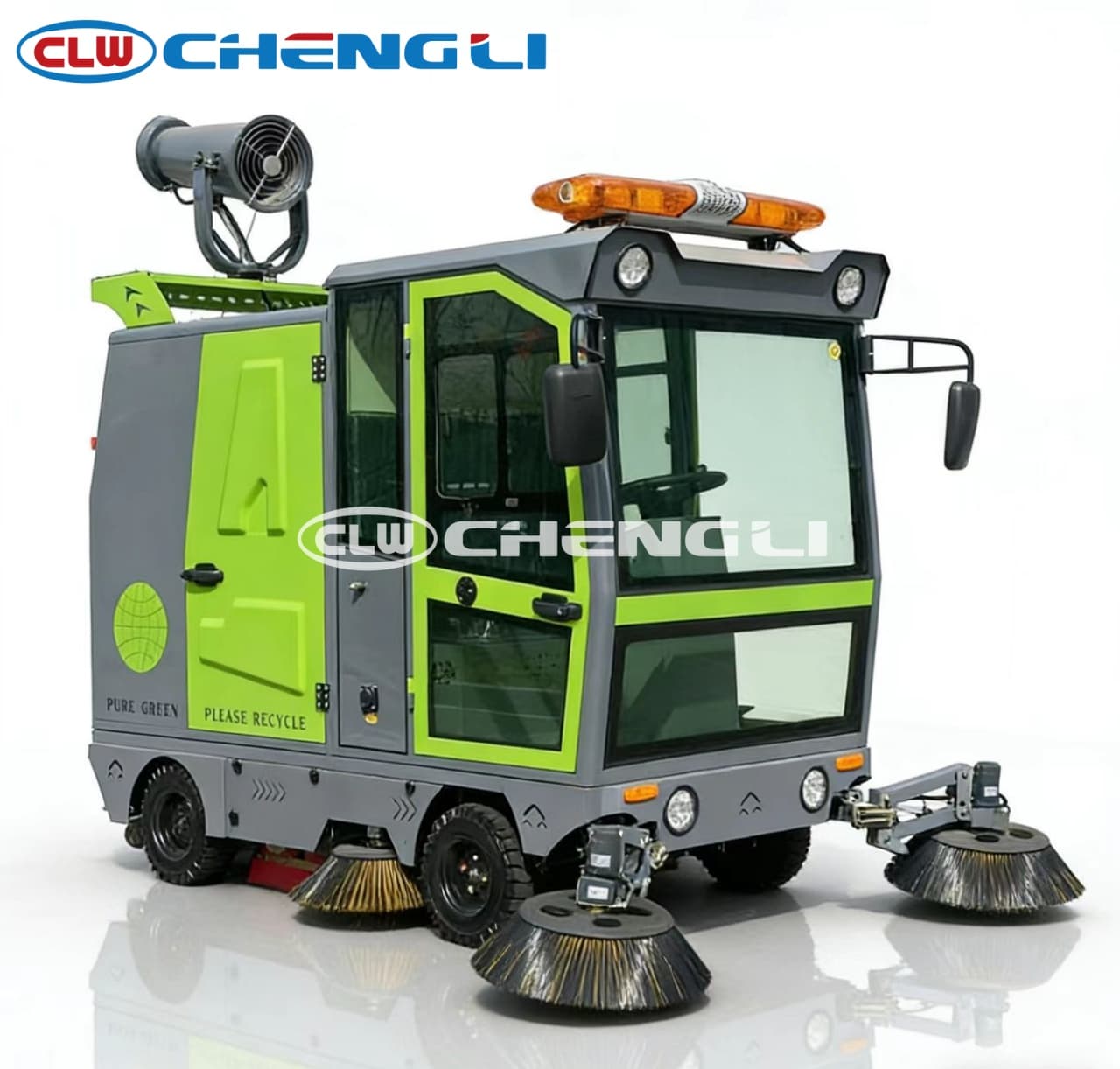 5-Brush Electric Road Sweeper