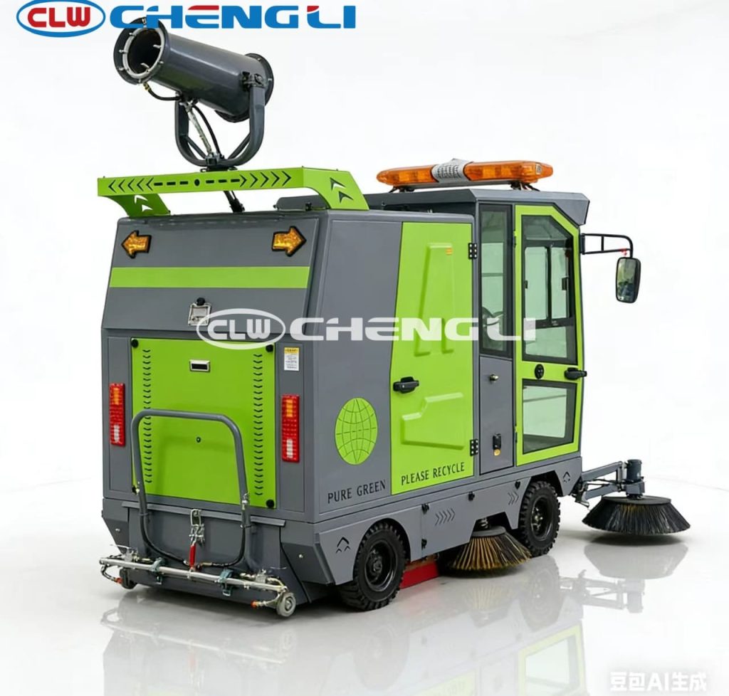 5-Brush Electric Road Sweeper