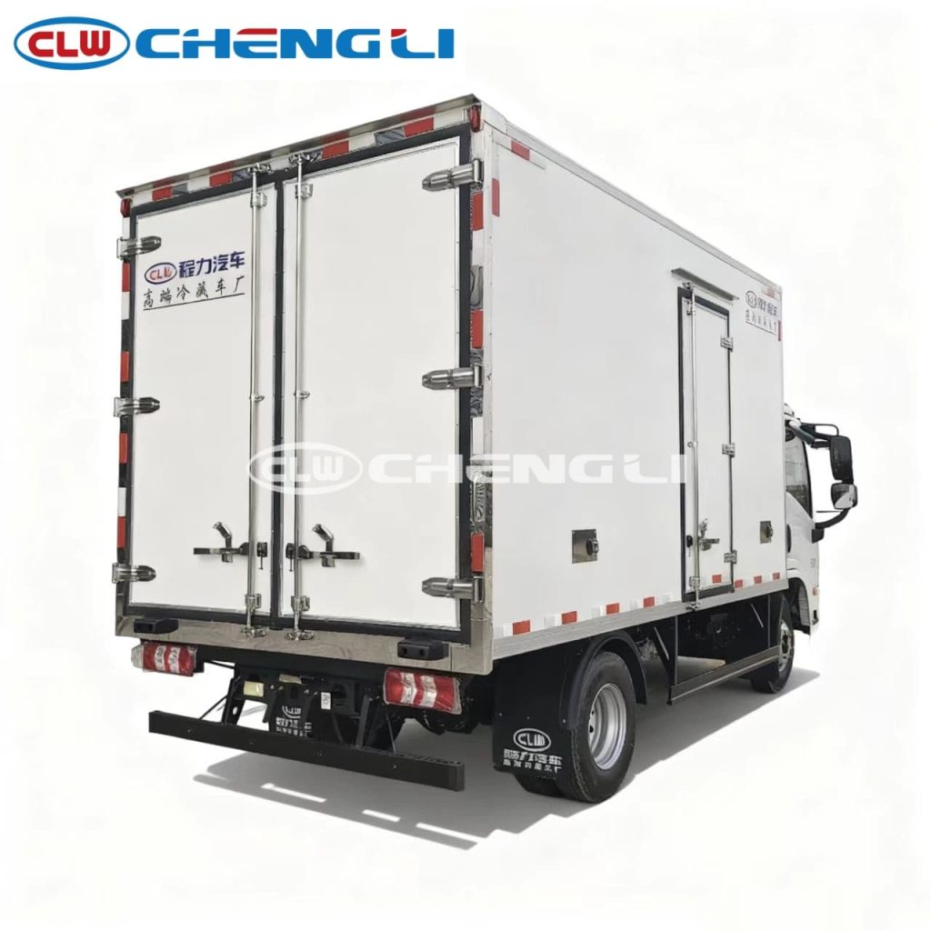 4x2 SHACMAN Electric Refrigerated Truck