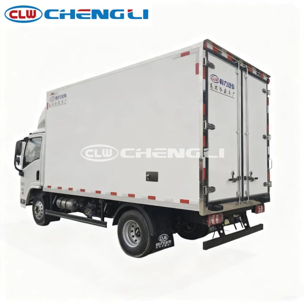 4x2 SHACMAN Electric Refrigerated Truck