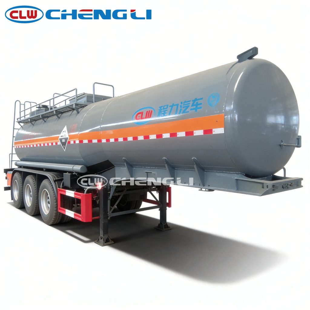 15cbm Sulfuric Acid Tank Trailer