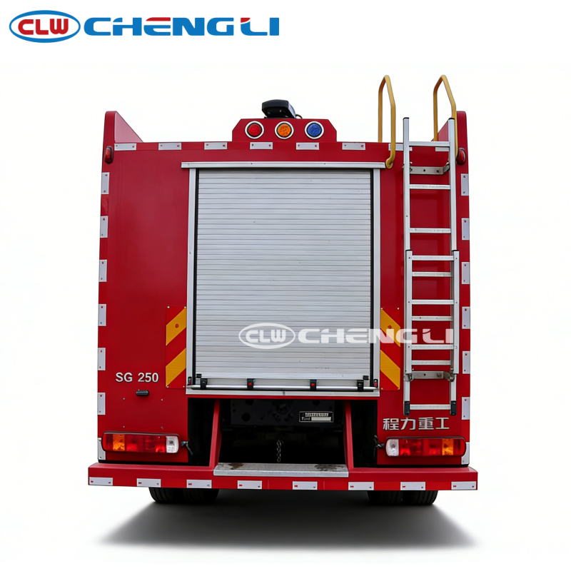 25cbm water tank fire truck