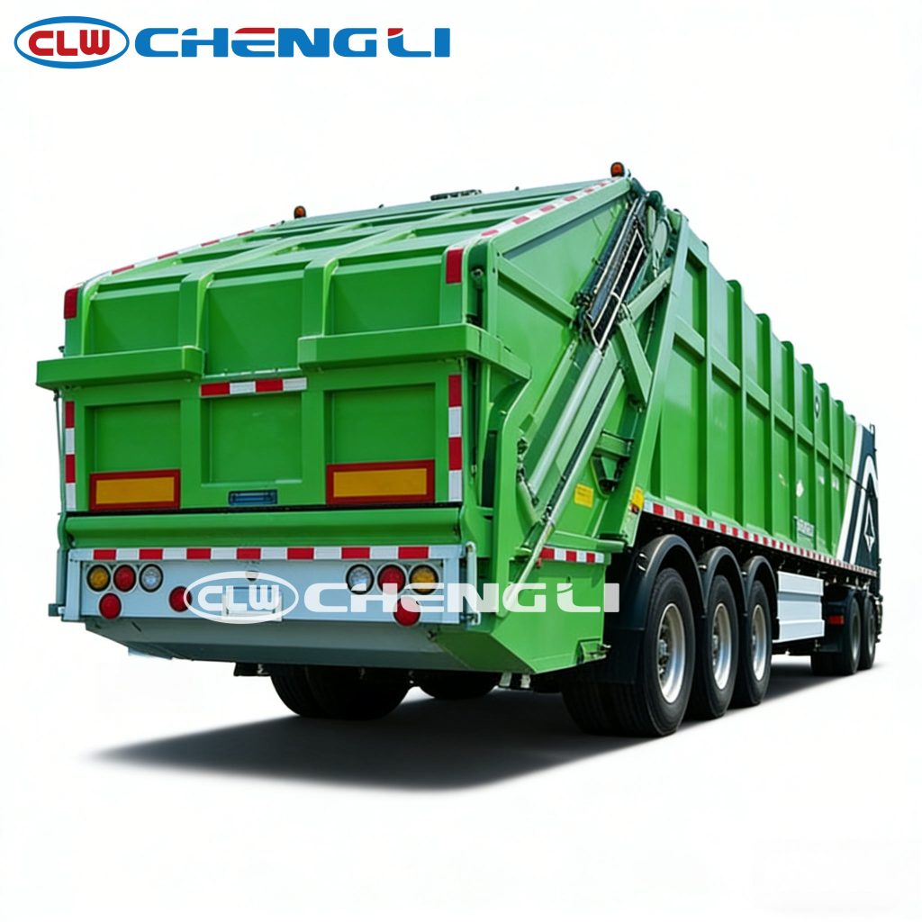 45cbm Compactor Garbage Trailer