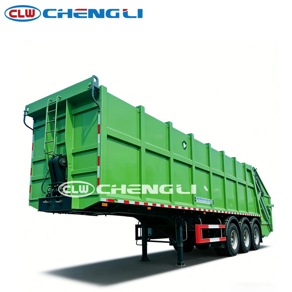 45cbm Compactor Garbage Trailer