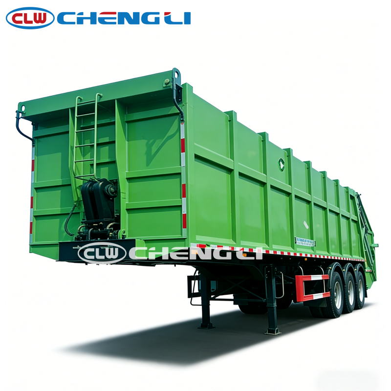 45cbm Compactor Garbage Trailer