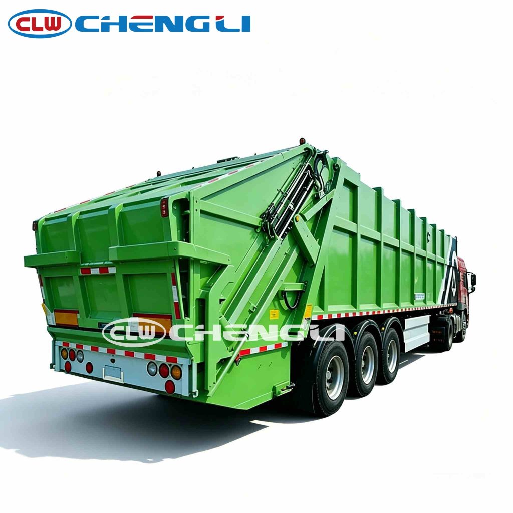 45cbm Compactor Garbage Trailer