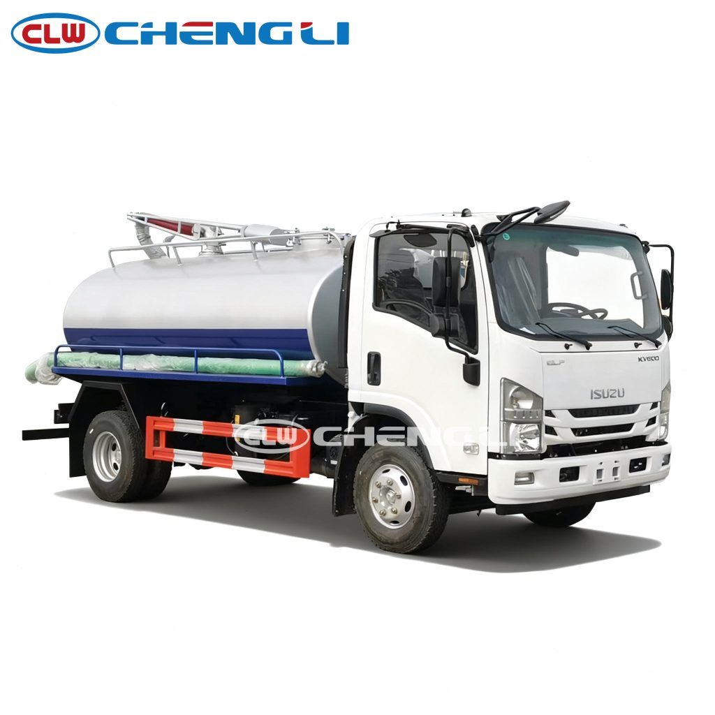 isuzu 6cbm vacuum sewage truck