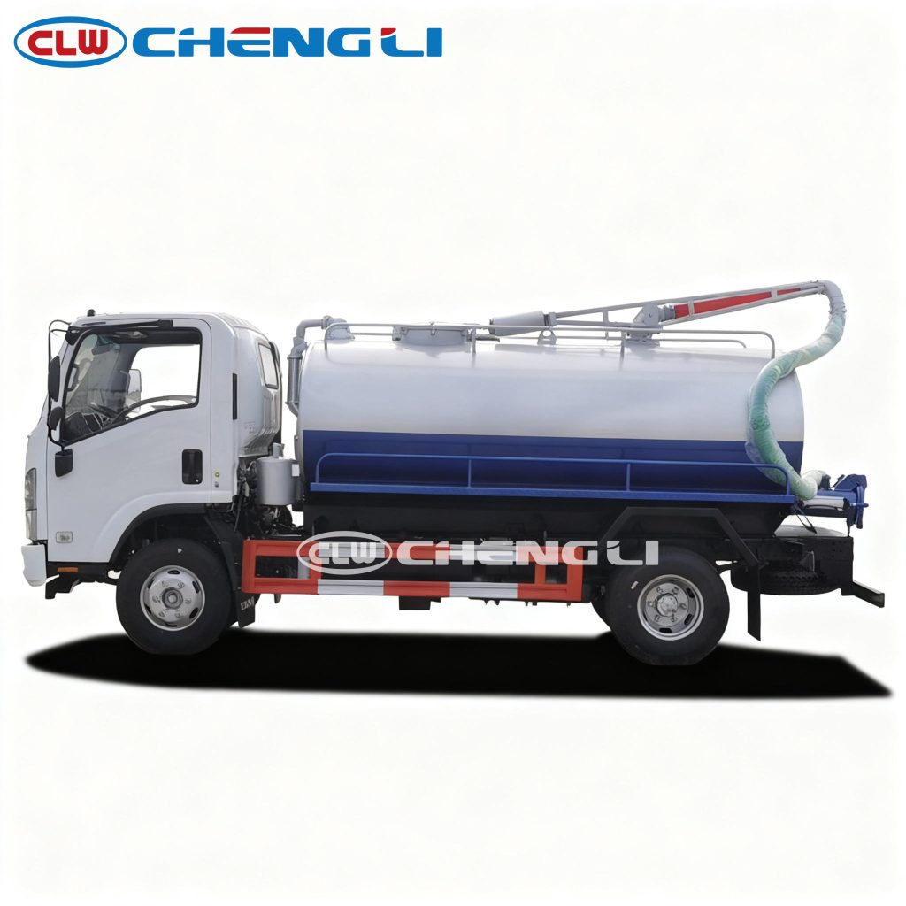 isuzu 6cbm vacuum sewage truck