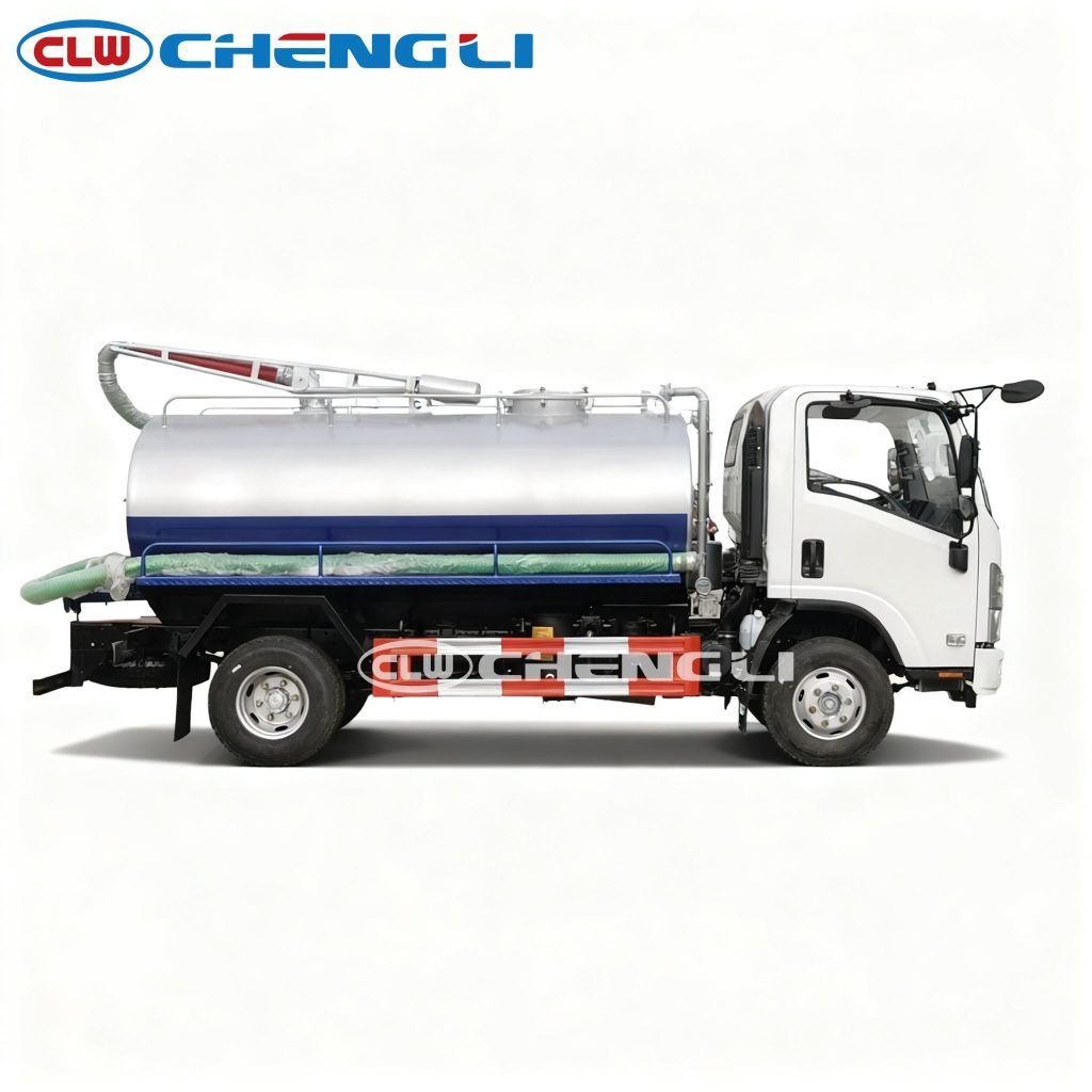 isuzu 6cbm vacuum sewage truck